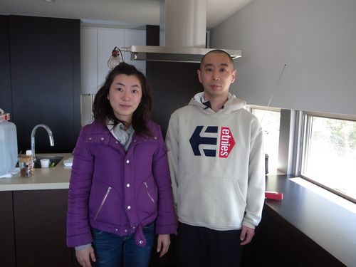 Japon, Sendai, couple b Japon, Sendai, couple b