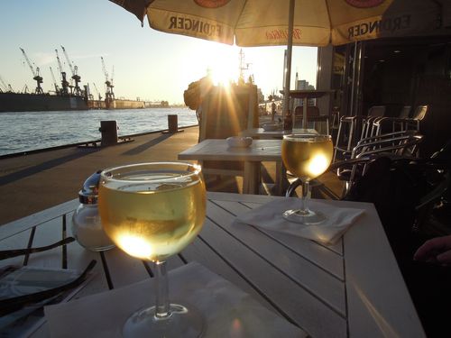 Hambourg, Tzen brucke, verres Hambourg, Tzen brucke, verres