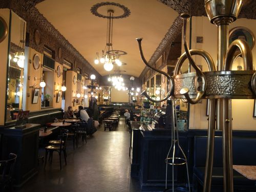 Trieste, cafe san Marco, entrée Trieste, cafe san Marco, entrée