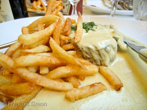 Georges restaurant paris, steak frites